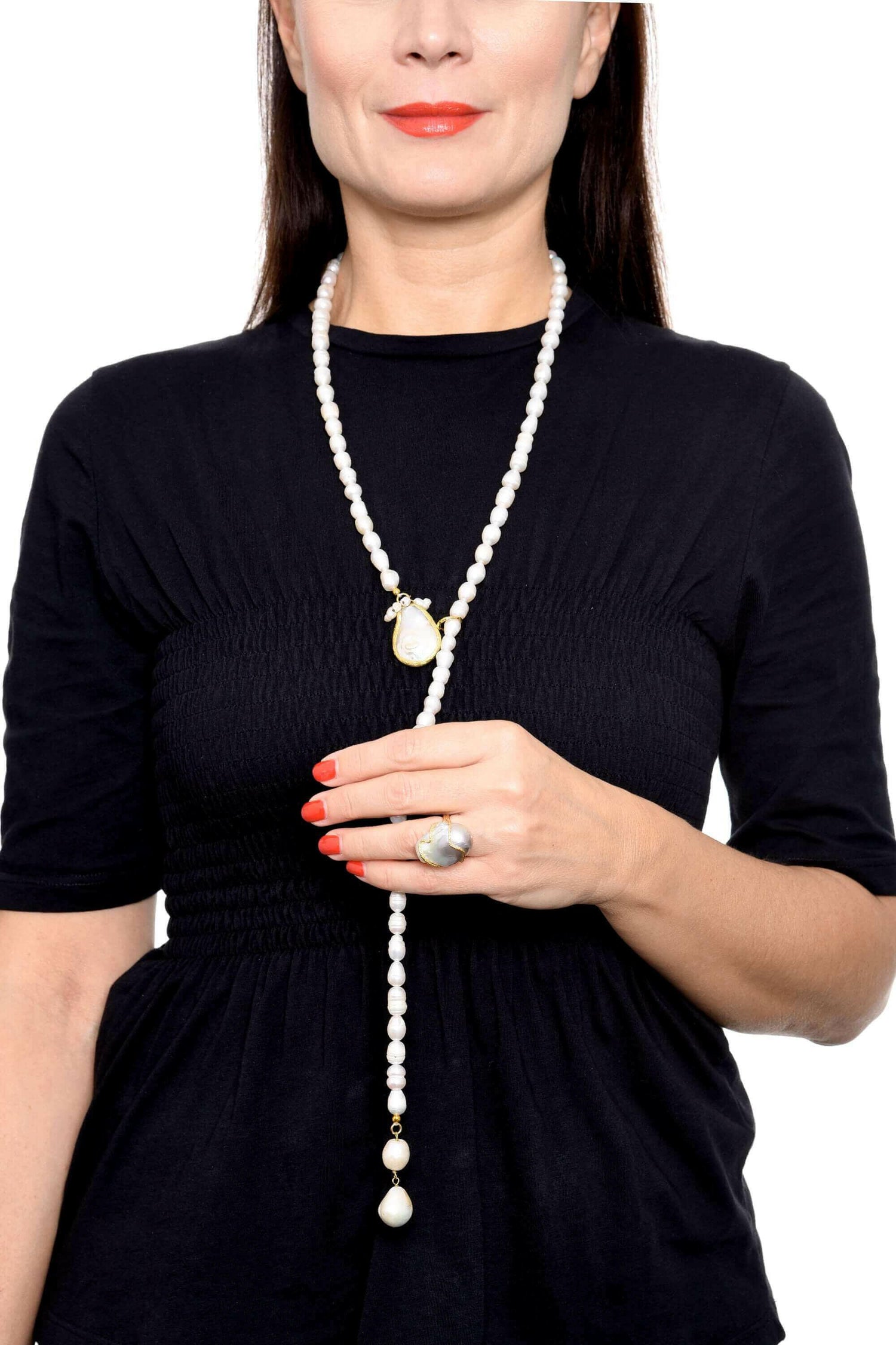 ADDICTED2 - Collana ANANKE di perle