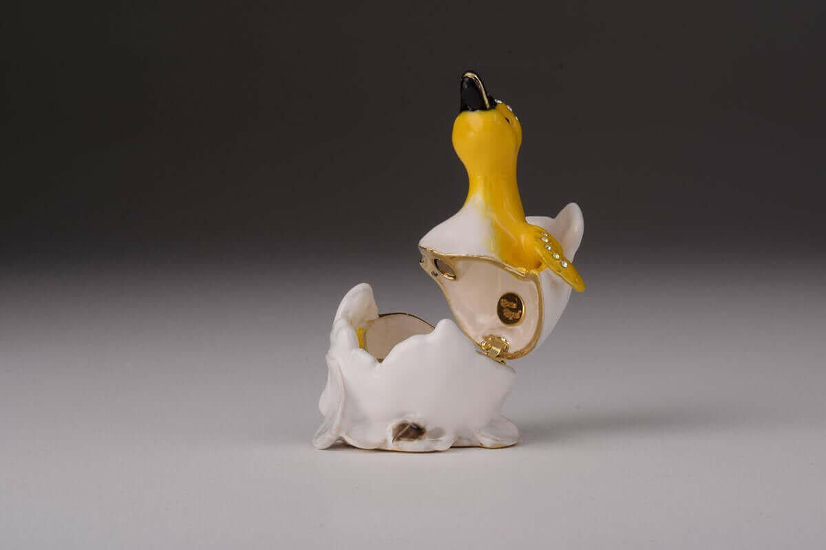 Duck Coming out of Eggshell.