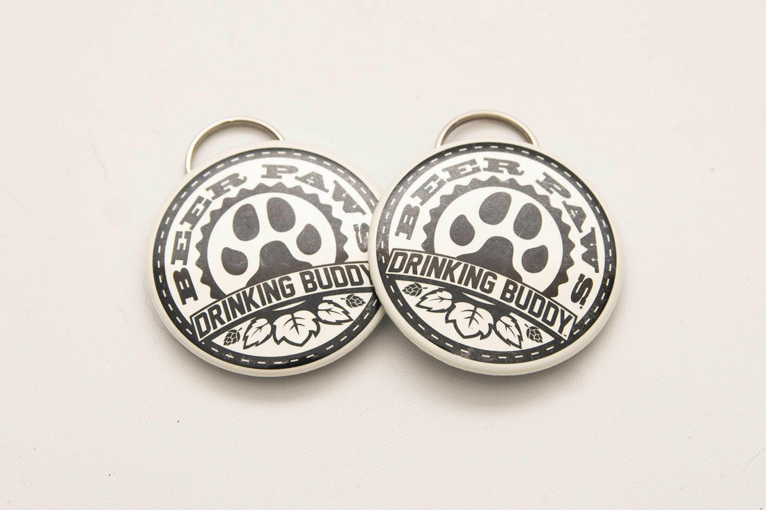 Original Beer Paws Glow in the Dark Bottle Opener for Dog Collars and