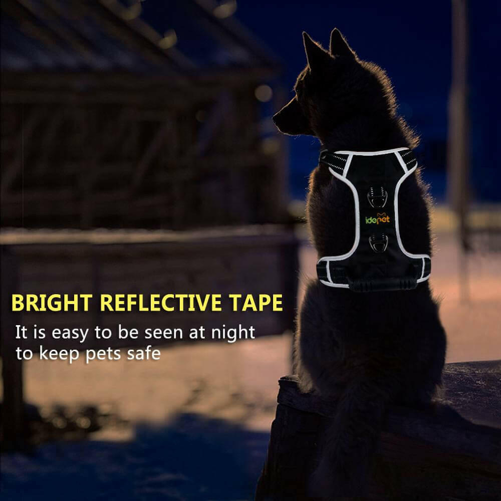 Durable Reflective Pet Dog Harness Vest with.