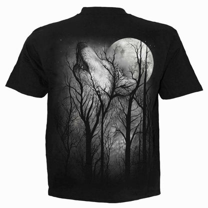 FOREST WOLF - T-Shirt Black