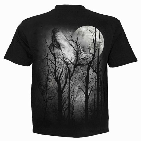 FOREST WOLF - T-Shirt Black.