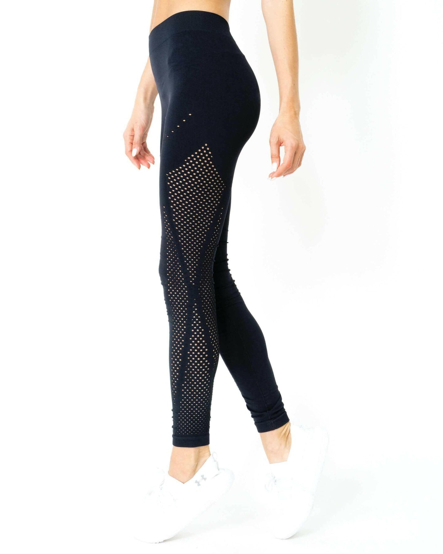 Milano Seamless Legging - Black [MADE IN ITALY].