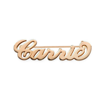 Elegant Personalized Name Brooch Best Friend.