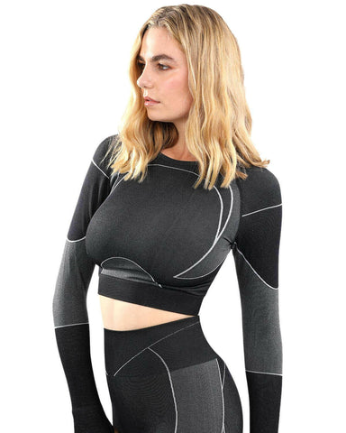 Escolta Seamless Sports Top - Black.