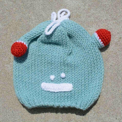 Kids Beanie Hat, Kids Winter Hand-Knitted Wool Frog Animal Theme Hat.