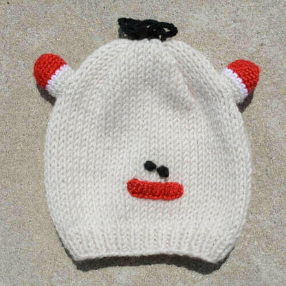 Kids Beanie Hat, Kids Winter Hand-Knitted Wool Frog Animal Theme Hat.