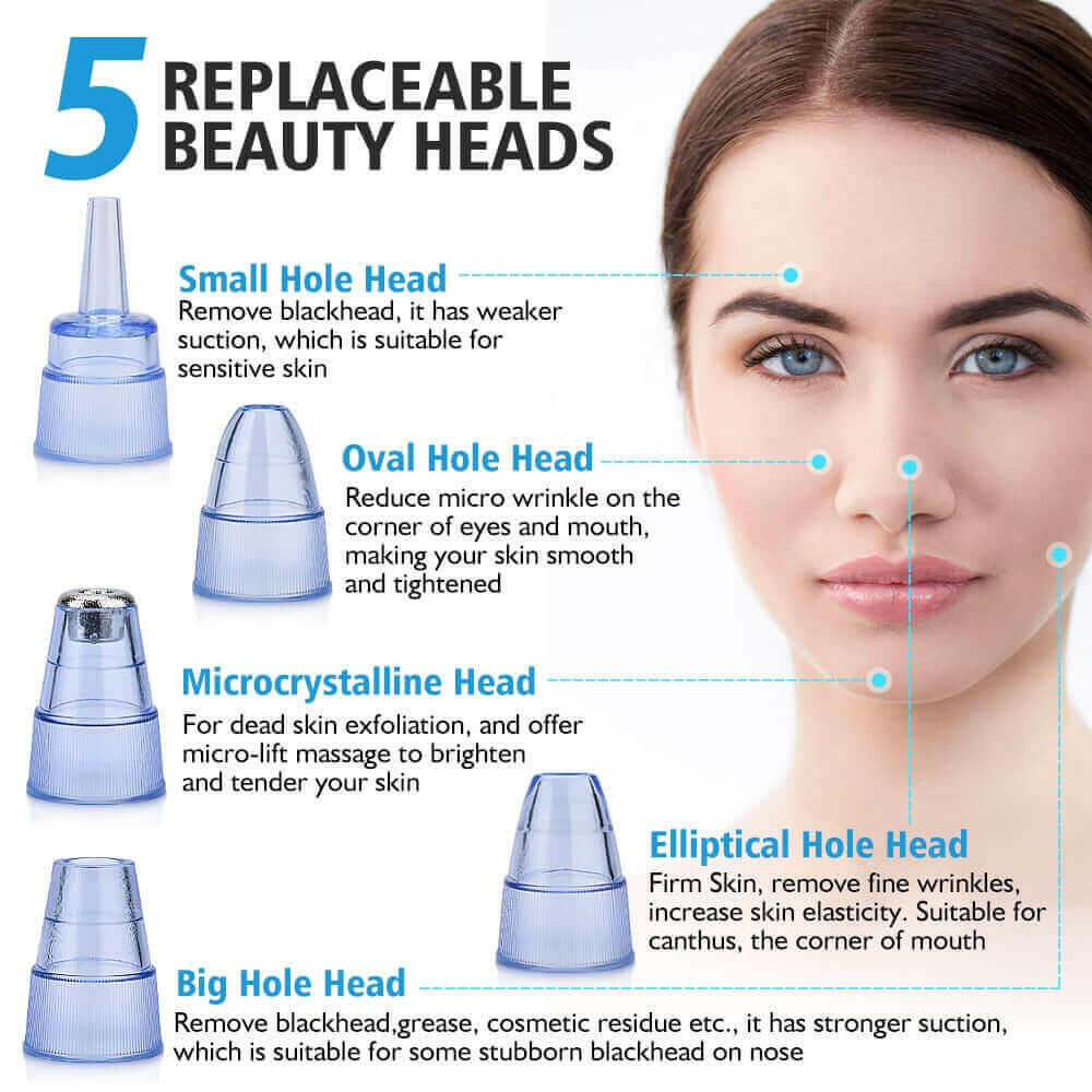 Face Clean Pore Vacuum Blackhead Remover Skin Care.