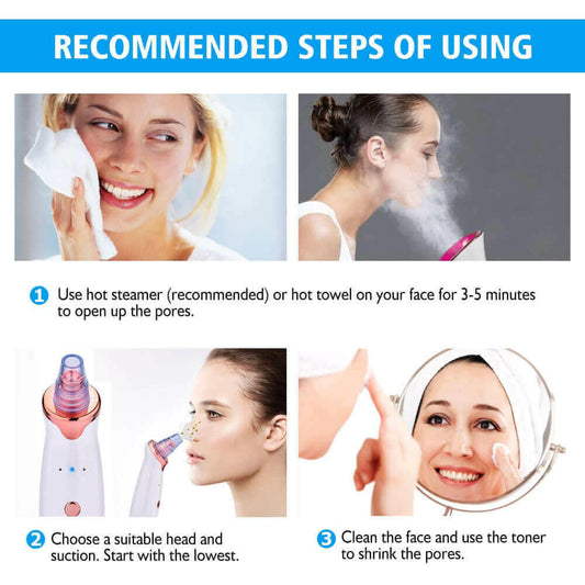 Face Clean Pore Vacuum Blackhead Remover Skin Care.