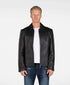 Mens Classic Zip Up Leather Jacket