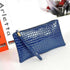 Fahion Handbag Womens Crocodile PU Leather Clutch