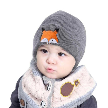 Baby Children Cap Fox Warm Winter Hats.