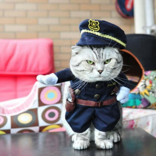 Funny Pet Costumes Cat Dog Cosplay Suit Halloween.