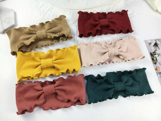 Girl Stylish Bowknot Headband Twist Hairband Bow.