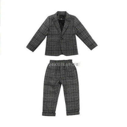 Girls Minority France Formal Wedding Party Suit Boys Blazer+Pants 2Pcs.