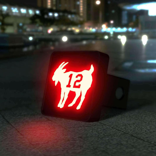 Goat Animal LED Hitch Cover - Third Brake Light.