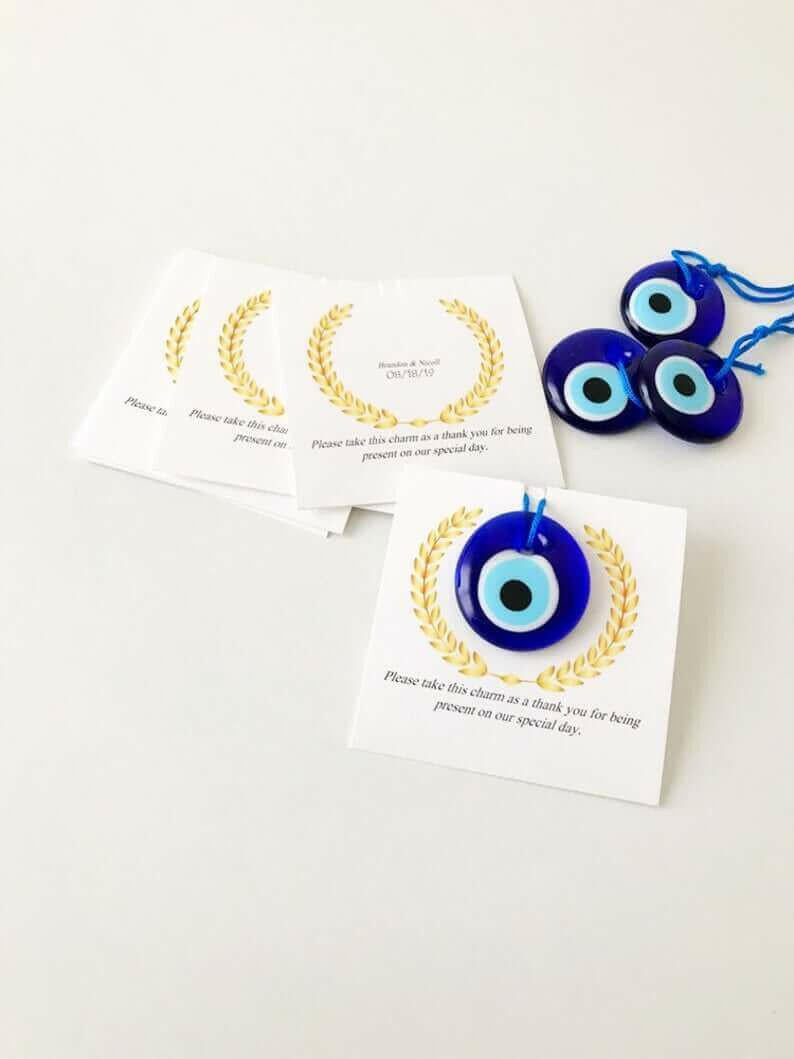 Personalized Greek wedding favors