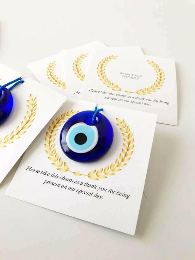 Personalized Greek wedding favors