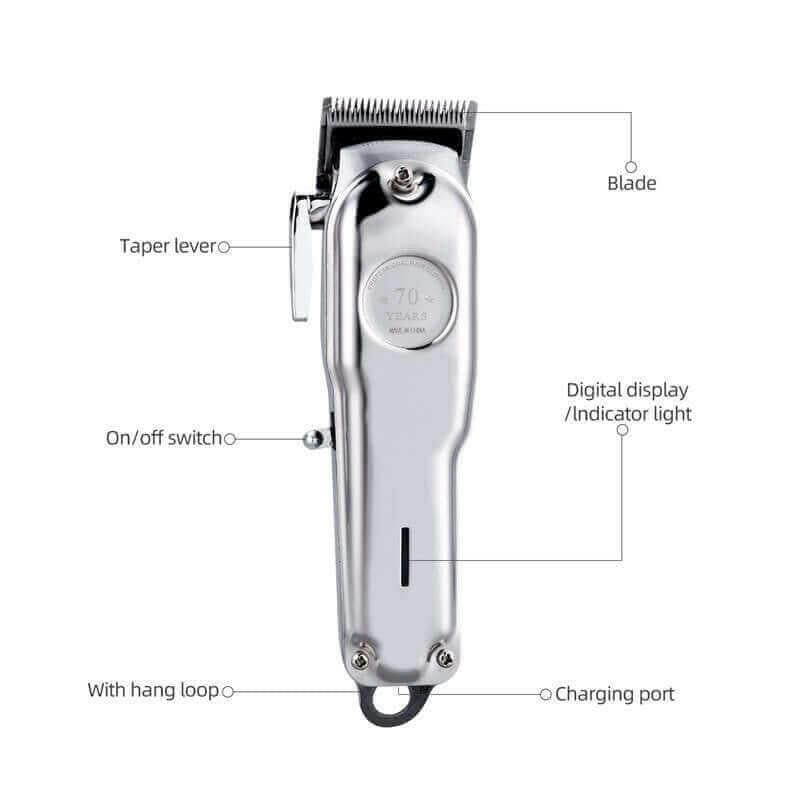 Men's Coldless Hair Trimmer Powerful Electric Hair Clippers Barber.