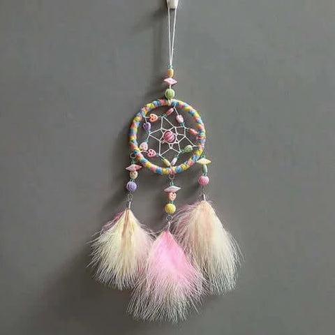 Dream Catcher Car Hanging Ornaments Feather Car Mirror Pendant Car.