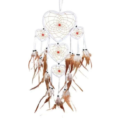 Romantic Heart Dream Catcher Handmade Traditional Dream Catcher Home.