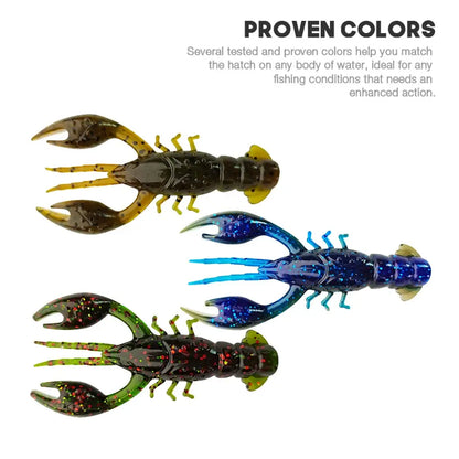 floating silicone shrimp lures