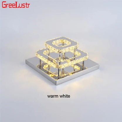 GreeLustr Crystal LED Ceiling Light, 20 or 27 cm