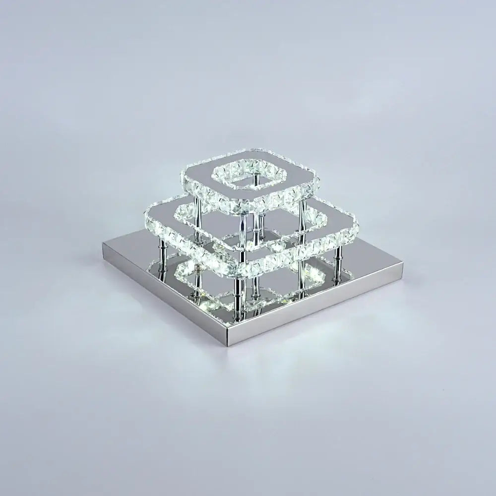 GreeLustr Crystal LED Ceiling Light, 20 or 27 cm
