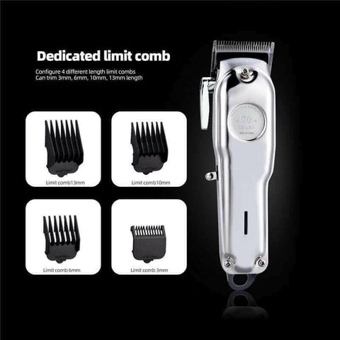 Men's Coldless Hair Trimmer Powerful Electric Hair Clippers Barber.