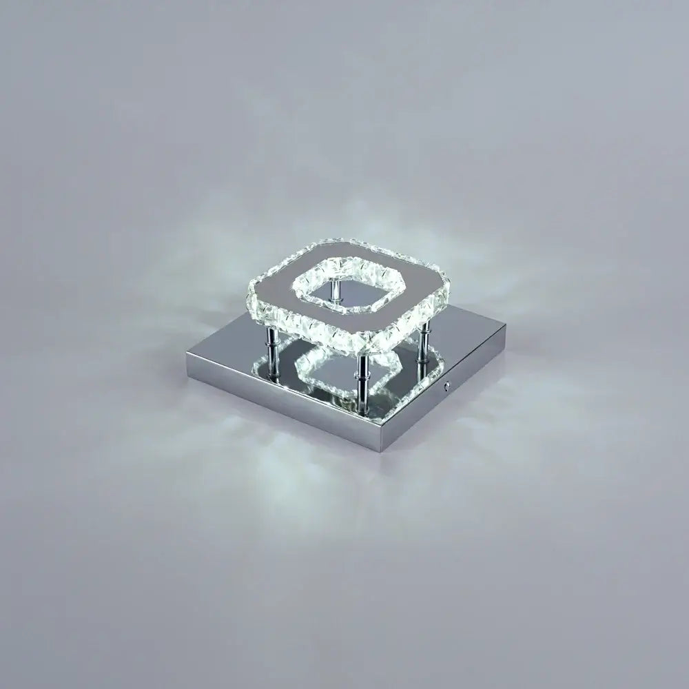 GreeLustr Crystal LED Ceiling Light, 20 or 27 cm
