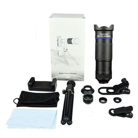 Dragon 36X Mobile Phone Lens Kit With Tripod.