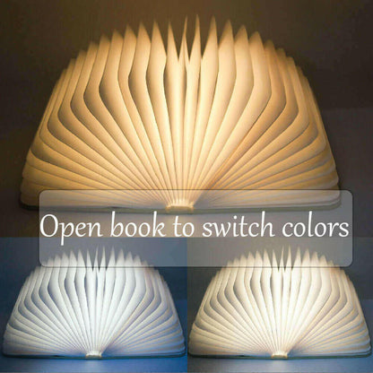 Portable LED Book Decor Night Light.