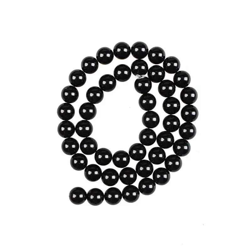 black agate onyx beads