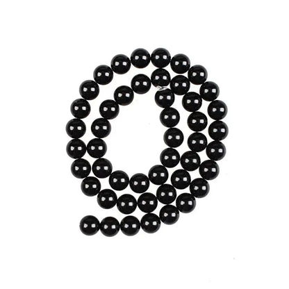 black agate onyx beads