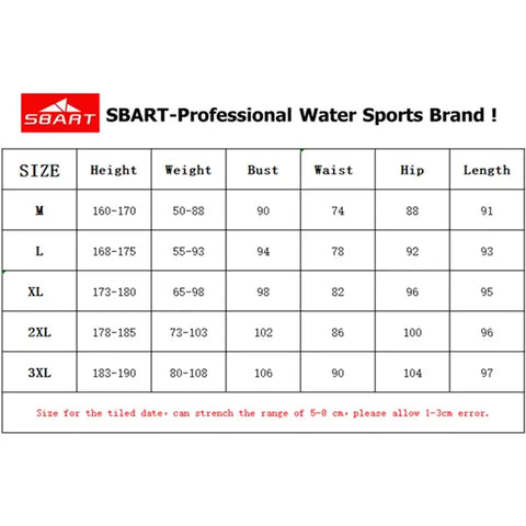 SBART 2mm Neoprene Wetsuit Swimwear Men Short Sleeve Patchwork.