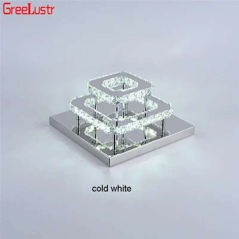 GreeLustr Crystal LED Ceiling Light, 20 or 27 cm