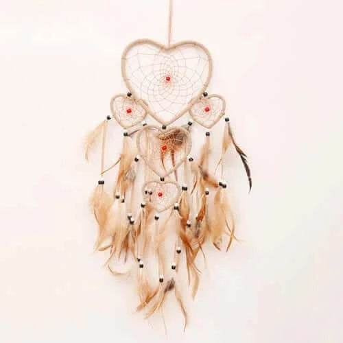 Romantic Heart Dream Catcher Handmade Traditional Dream Catcher Home.