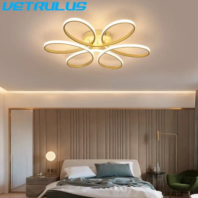 VETRULUS Flower LED Ceiling Light, 58 cm, Style A or B