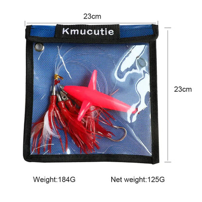 Kmucutie One Set of seawater Big Game Fishing Bait Marlin Tuna Trolling Lures with Bag Fishing Tackle