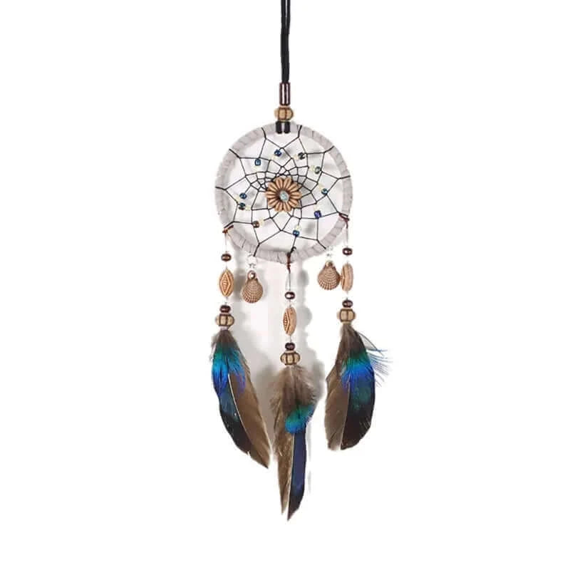 Dream Catcher Car Hanging Ornaments Feather Car Mirror Pendant Car.