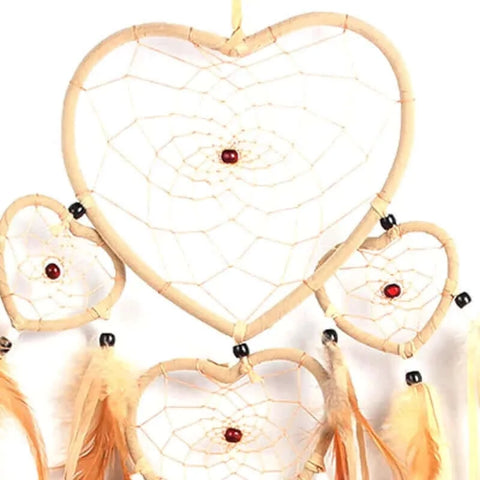 Romantic Heart Dream Catcher Handmade Traditional Dream Catcher Home.