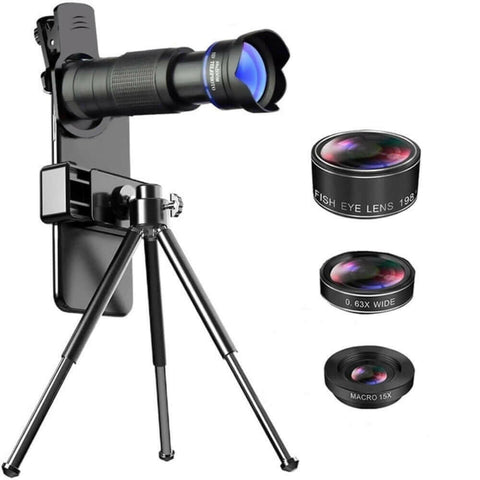 Dragon 36X Mobile Phone Lens Kit With Tripod.