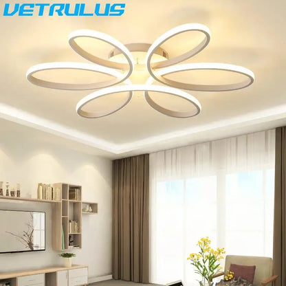 VETRULUS Flower LED Ceiling Light, 58 cm, Style A or B