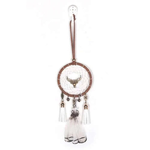 Dream Catcher Car Hanging Ornaments Feather Car Mirror Pendant Car.