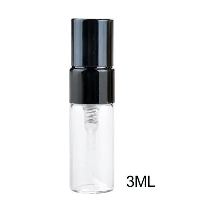 100pcs/lot 3ml Travel Portable Glass Perfume Bottle Mini Empty Transparent Glass Refillable Perfume Atomizer Bottle Container