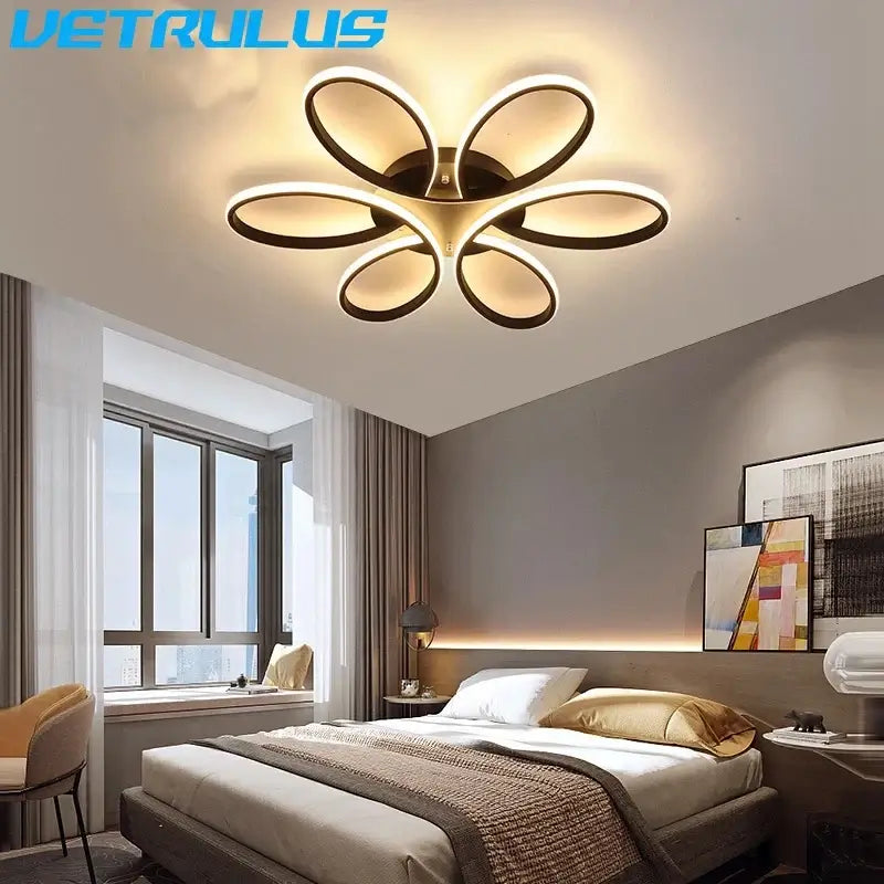 VETRULUS Flower LED Ceiling Light, 58 cm, Style A or B