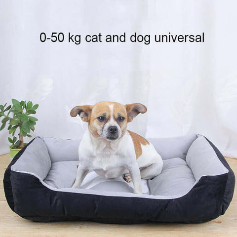 Dog Bone Pattern Big Soft Warm Kennel Pet Dog Cat Mat Blanket, with.