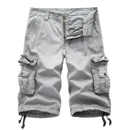 Brand Cargo Shorts Men 2025 Summer Army Military Tactical Homme Shorts Casual Solid Multi-Pocket Male Cargo Shorts Plus Size