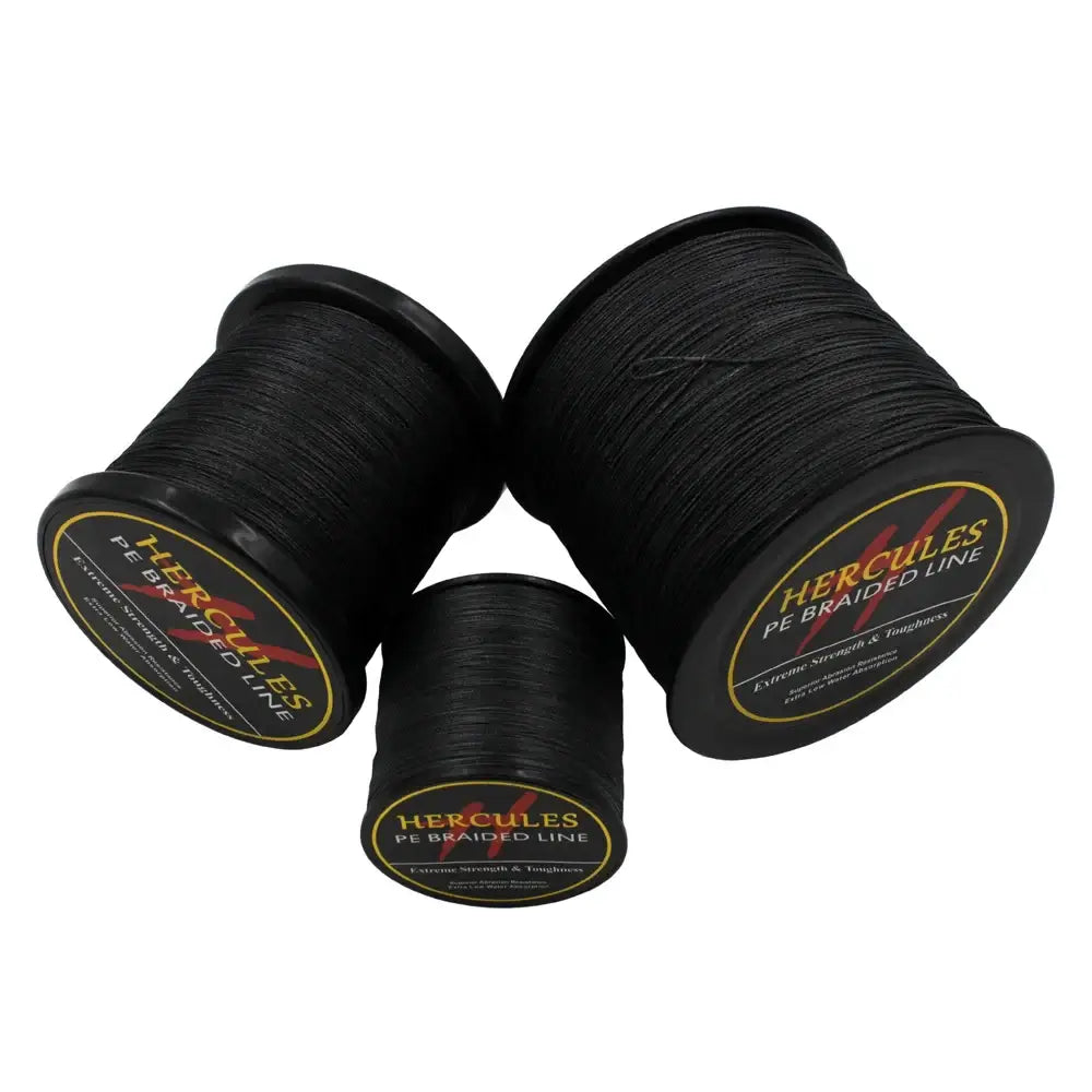 Hercules-braided fishing line, Multifilament line, 4 strands, 6/100lb, 1000m, PE, 13color, carp