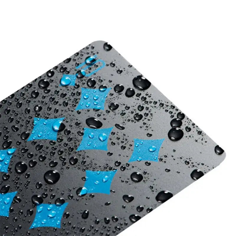 Quality Waterproof PVC Plastic Playing Cards Set Trend 54pcs Deck Poker Classic Magic Tricks Tool Pure Black Magic Box-packed